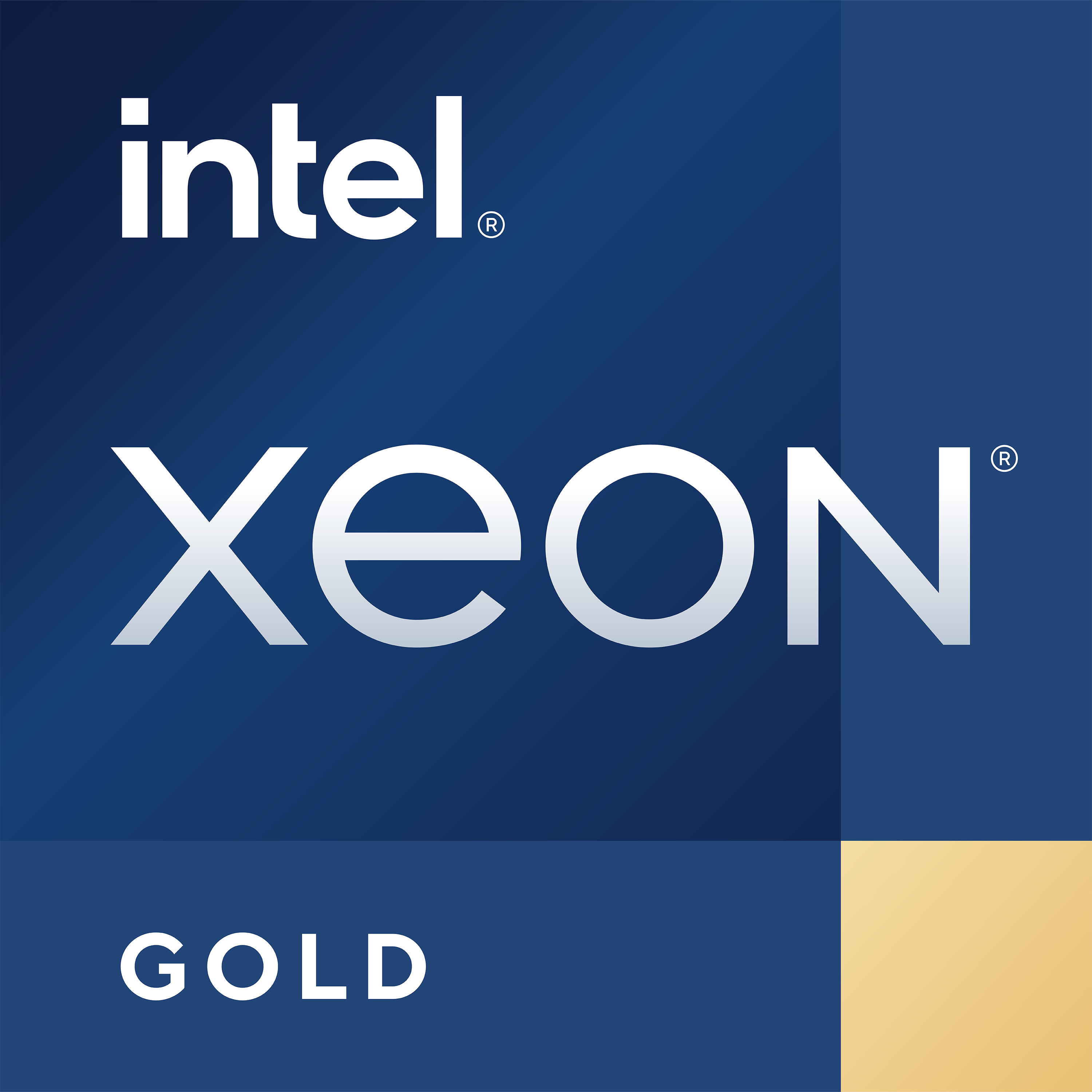 Intel Xeon Gold Badge