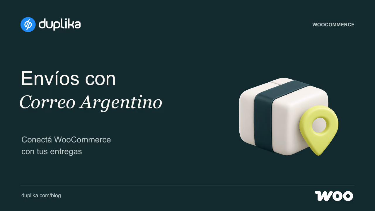 Envíos con Correo Argentino. Conectá WooCommerce con tus entregas.