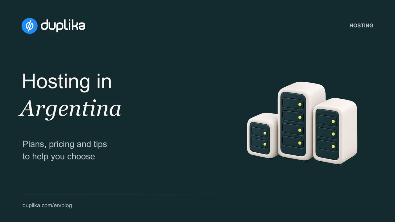 Hosting in Argentina. Plans, pricing and tips to help you choose.