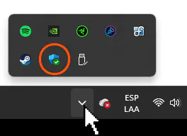 Area notificacion defender