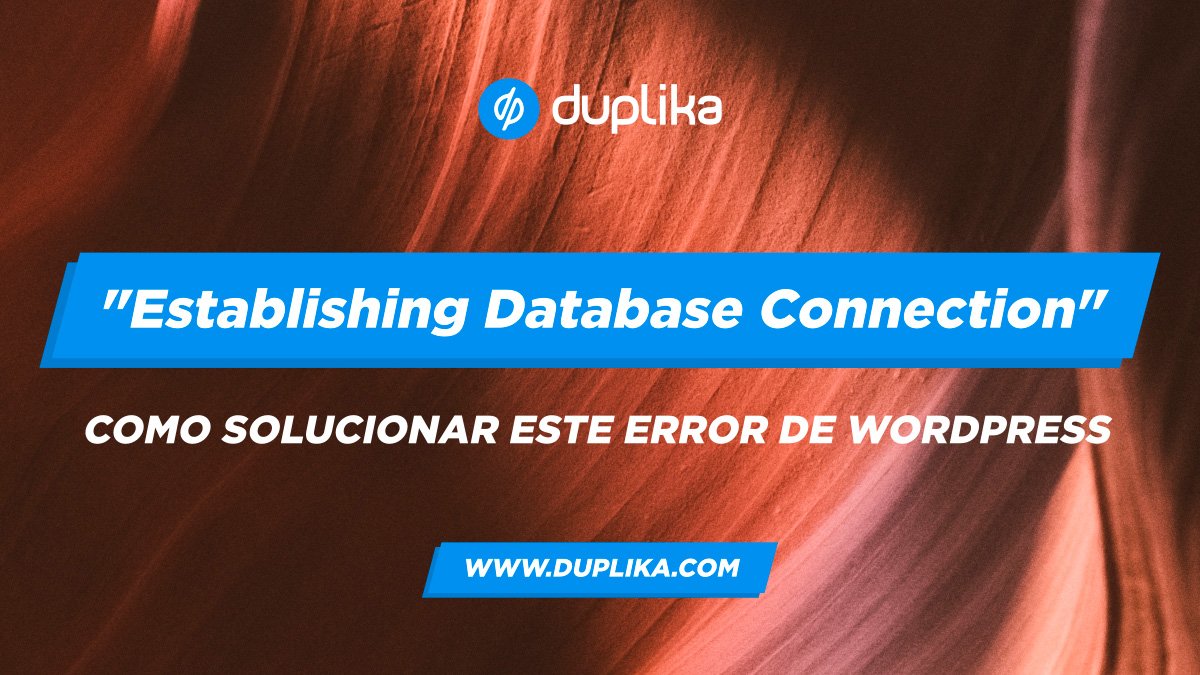 Blog Error Establishin Database Connection