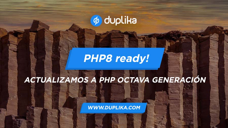 PHP 8.0 disponible en nuestros planes de hosting