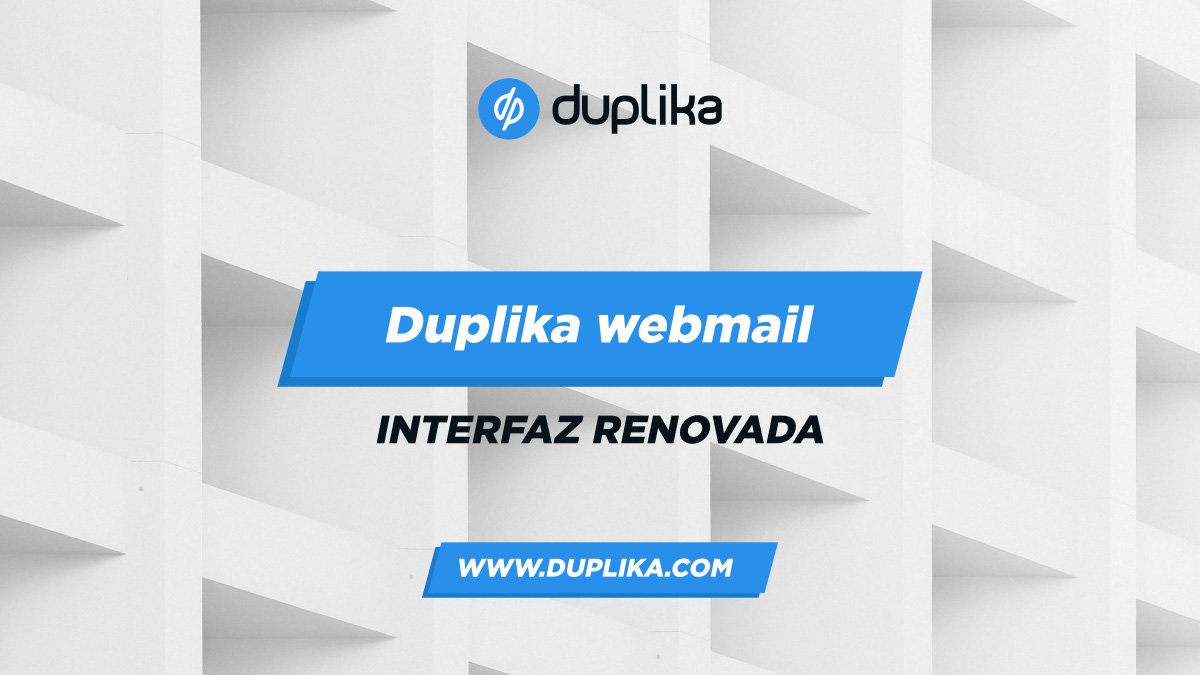 Revamped webmail interface