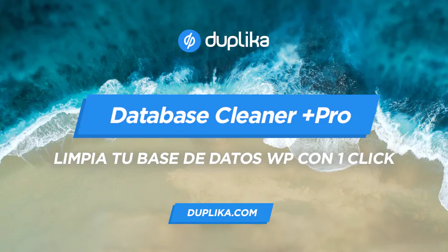 Database Cleaner PRO, limpiar base de datos WordPress