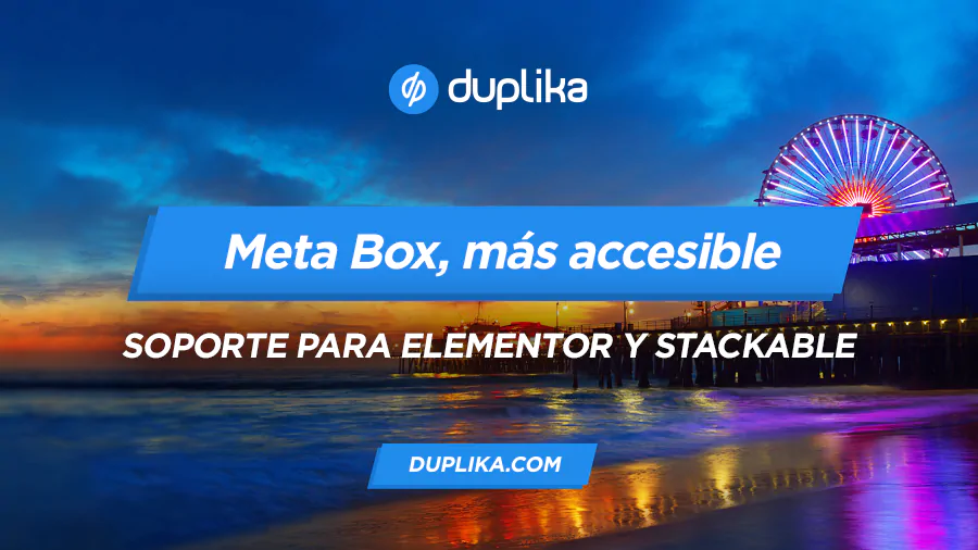 MetaBox compatible Elementor Stackable