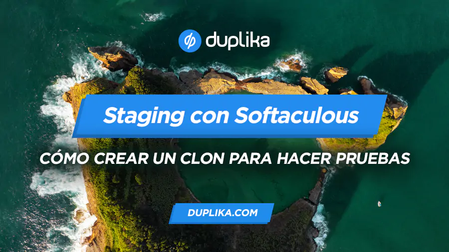 How to do a staging with Softaculous?