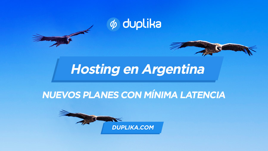 Nuevos planes de hosting en Argentina