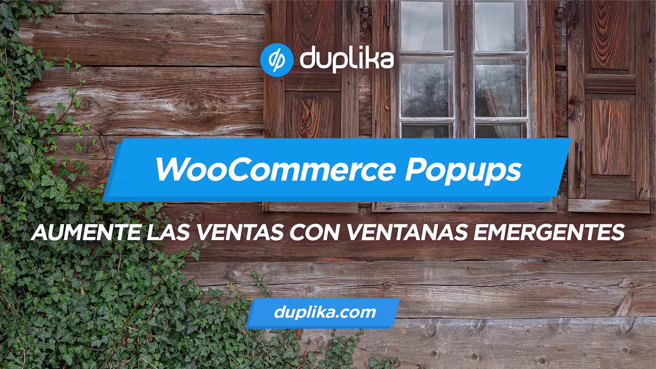Woocommerce popups redes