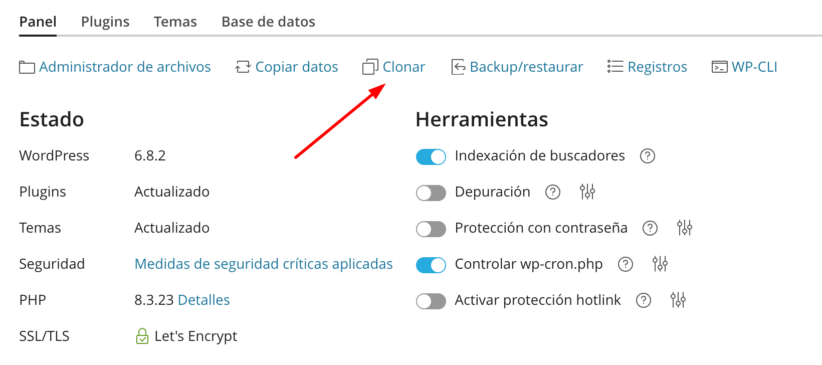 Clonar WordPress