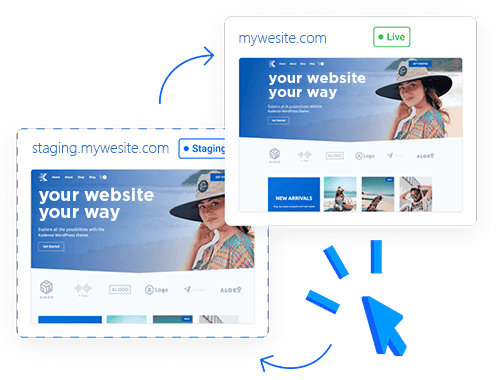 Staging websites